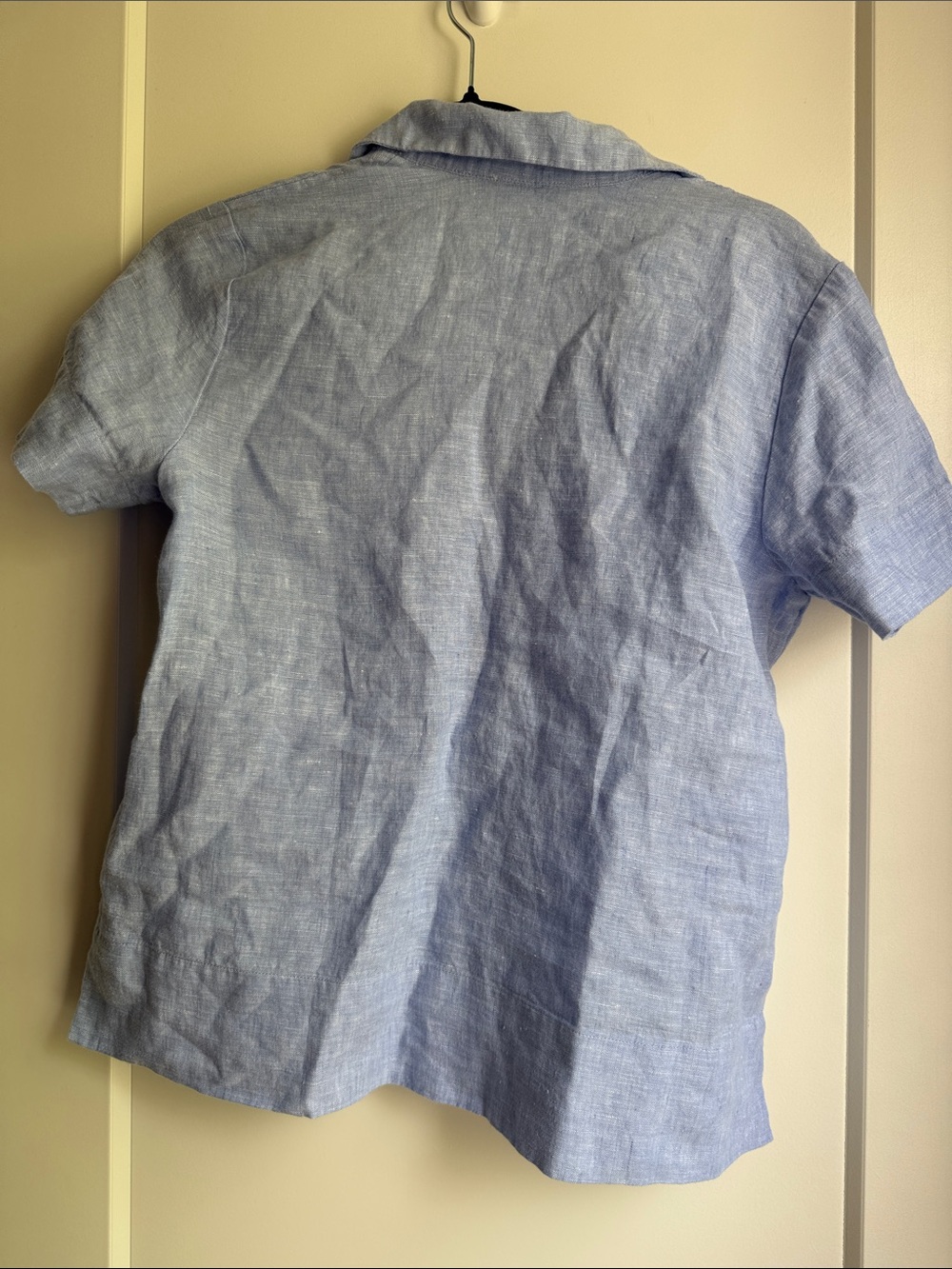 NWOT Everlane 100% Linen Women’s Button-Up Short Sleeve Shirt - Picture 4 of 5